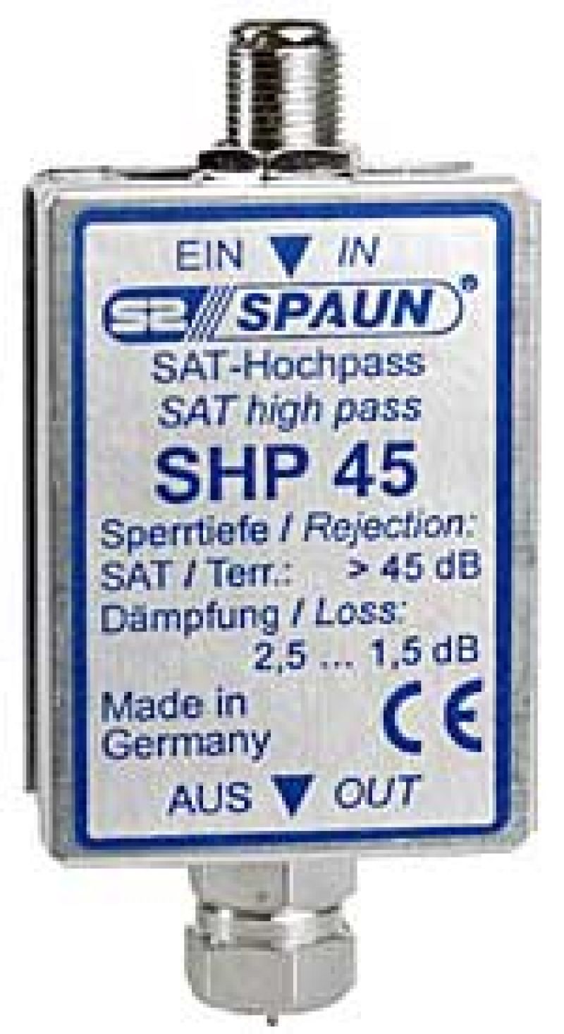 871203 SPAUN SHP45 SAT high pass filter