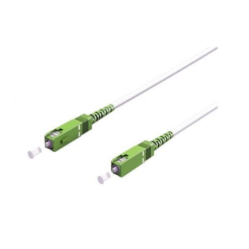 ΚΑΛΩΔΙΟ ΟΠΤΙΚΗΣ ΙΝΑΣ ST-OP0101 SC/APC 1m (patch cable) SINGLE MODE (OS2) FTTH ΛΕΥΚΟ