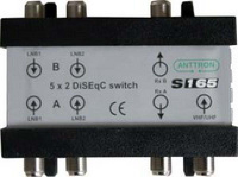 Anttron S165 DiSEqC 1/2 Δύο δορυφόροι Δύο έξοδοι + Επίγειο
