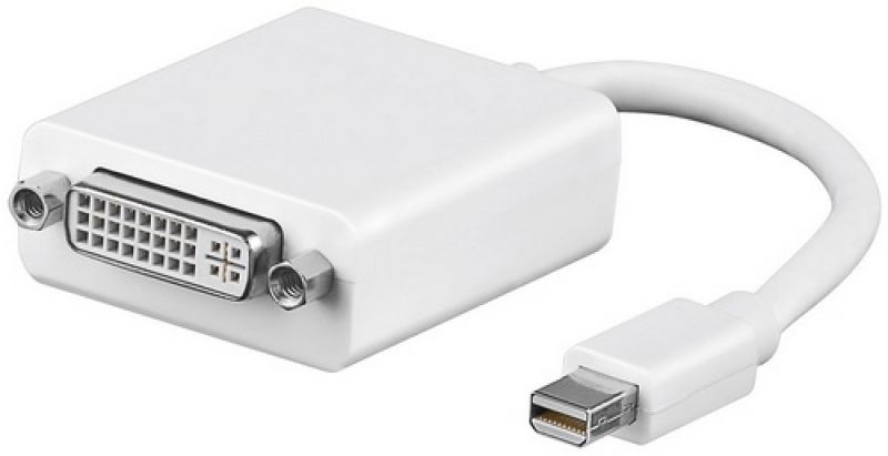 PS-V20 Adapter miniDisplayPort 1.2 αρσενικό σε DVI-D θηλυκό (12cm)