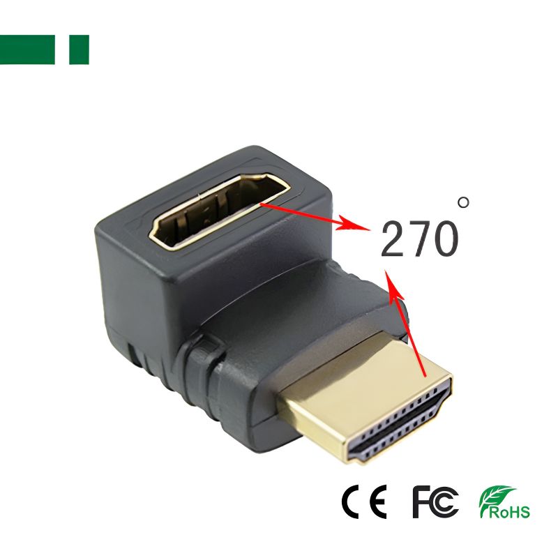 Adapter  PS-A012 HDMI (A) αρσενικό σε HDMI (A) θηλυκό 270 μοίρες