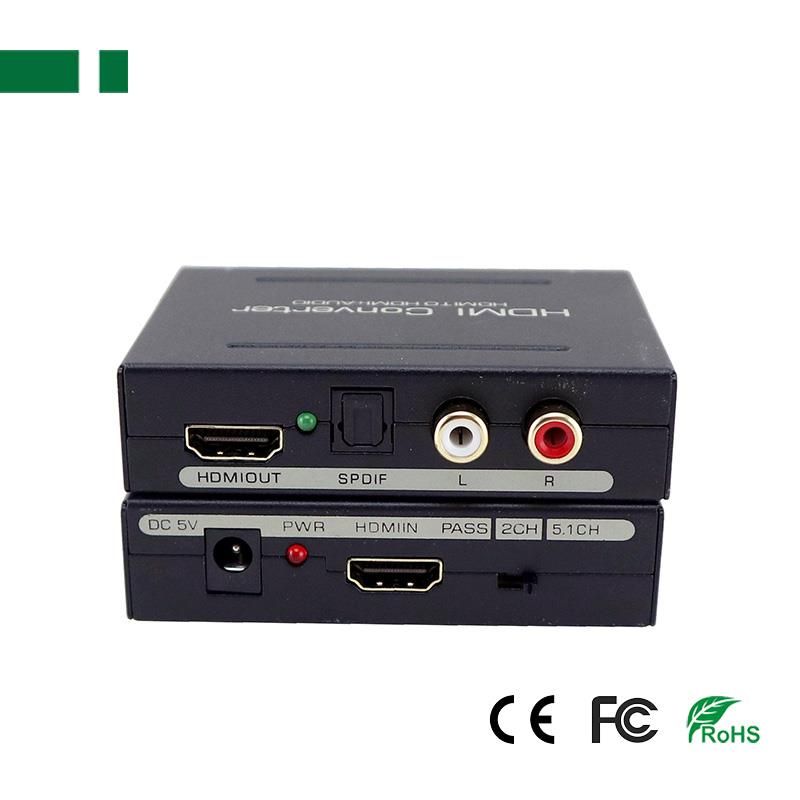 PS-MA3 Adapter HDMI in και HDMI out με έξοδο Ήχου RCA &amp; Toslink {Κλέφτης} Ιδανικό για να πάρετε έξοδο ήχου από συσκευές με έξοδο HDMI