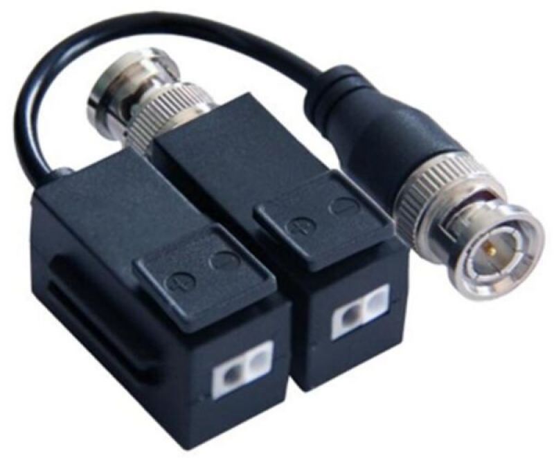 HIKVISION DS-1H18-A Video Balun 8MP έως 350mtrμε πατητούς ακροδέκτες για μεταφορά σήματος  HD-TVI/TVI/AHD/CVBS