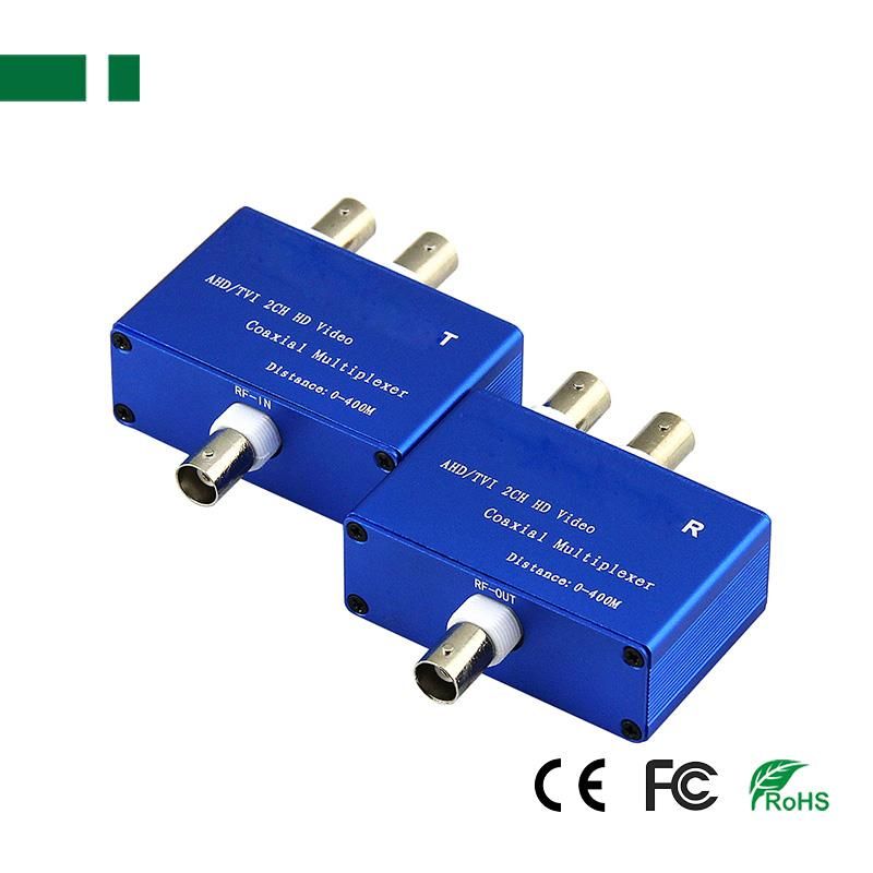 PS-02TAG 2Channel Coaxial Video Multiplexer AHD/TVI/CVI 1080P