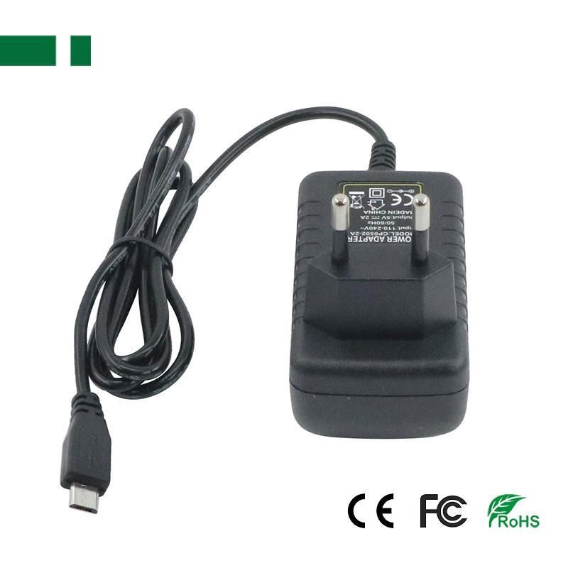 PS0502-2A  5V Σταθεροποιημένο τροφοδοτικό με USB Micro-B connector