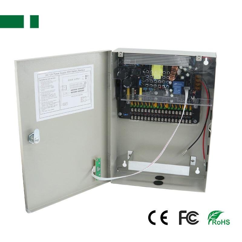 CP1209-20A-18-B 12V/20A/240W Σταθεροποιημένο τροφοδοτικό, 18 εξόδων, με δυνατότητα προσθήκης μπαταρίας